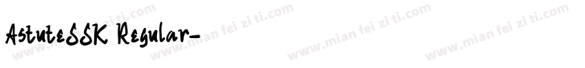 AstuteSSK Regular字体转换